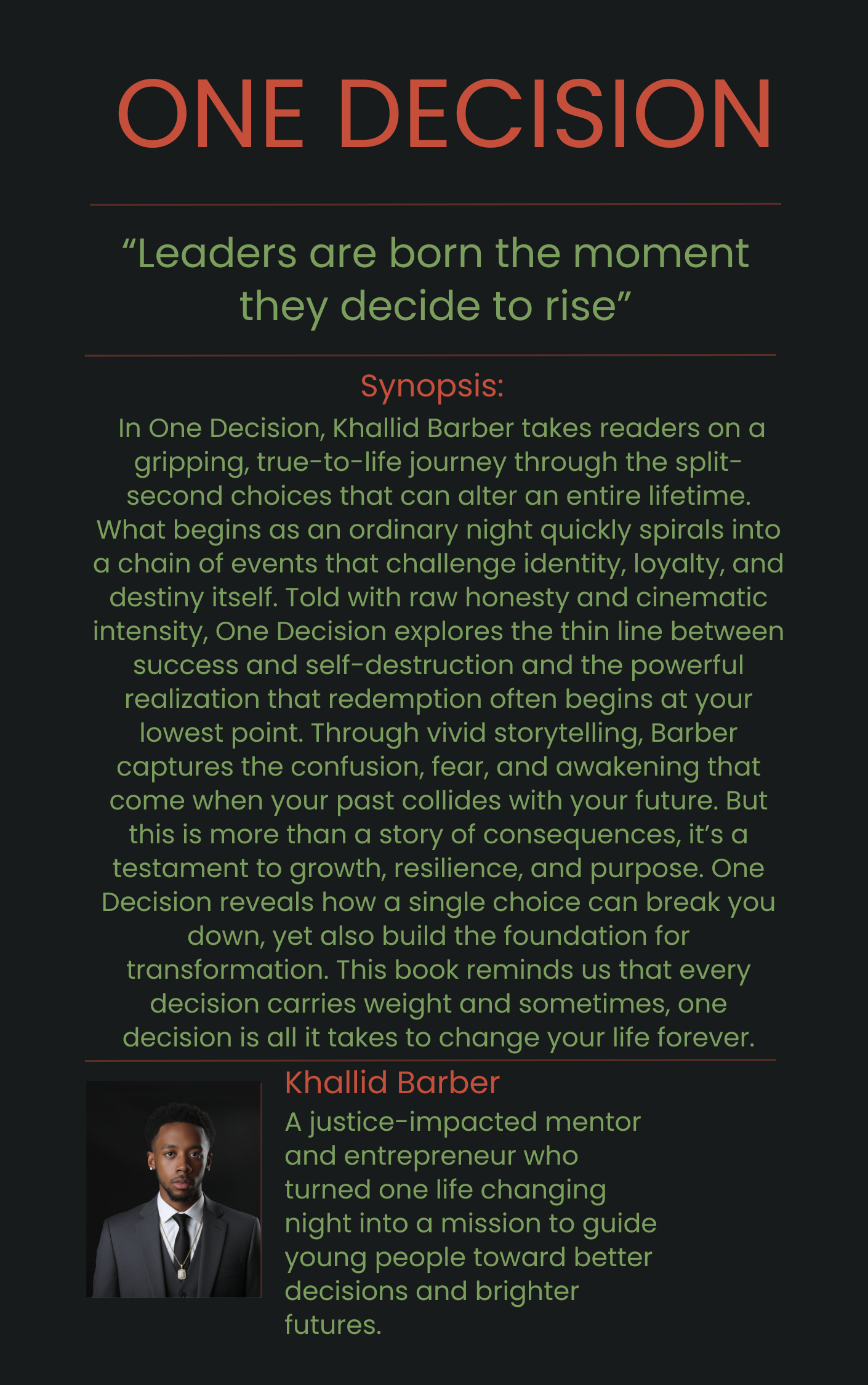 One Decision